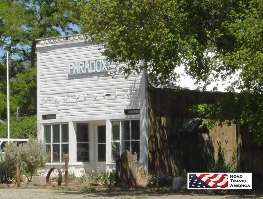 A quiet day in Paradox in western Colorado