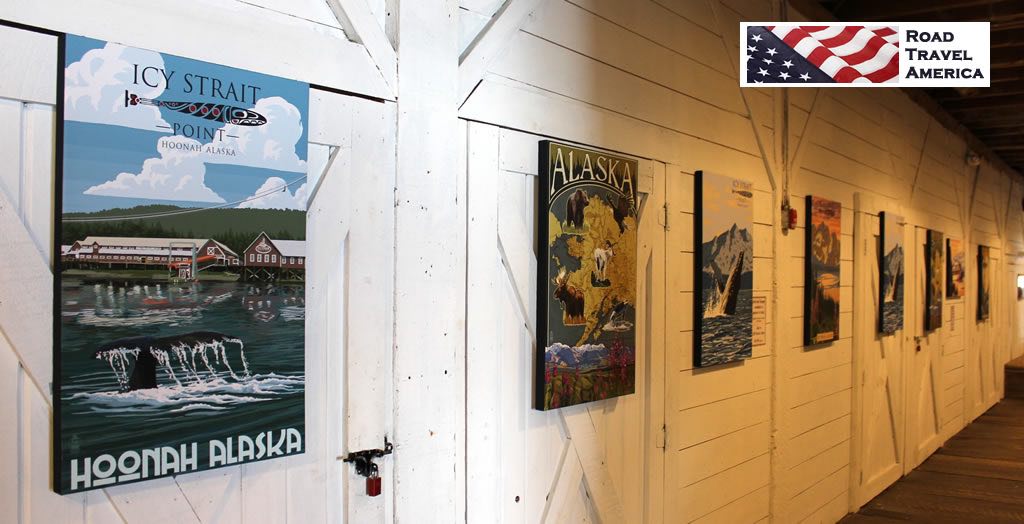 One of the display areas in the Icy Strait Museum