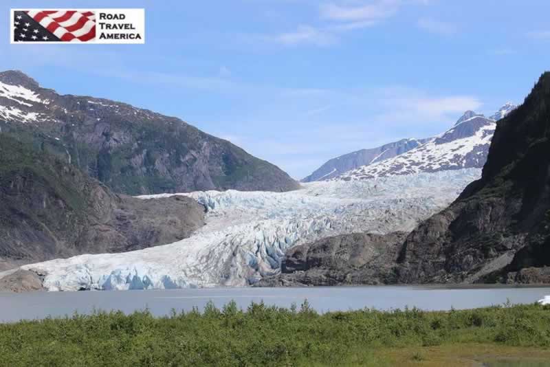 Mendenhall Glacier in early summer