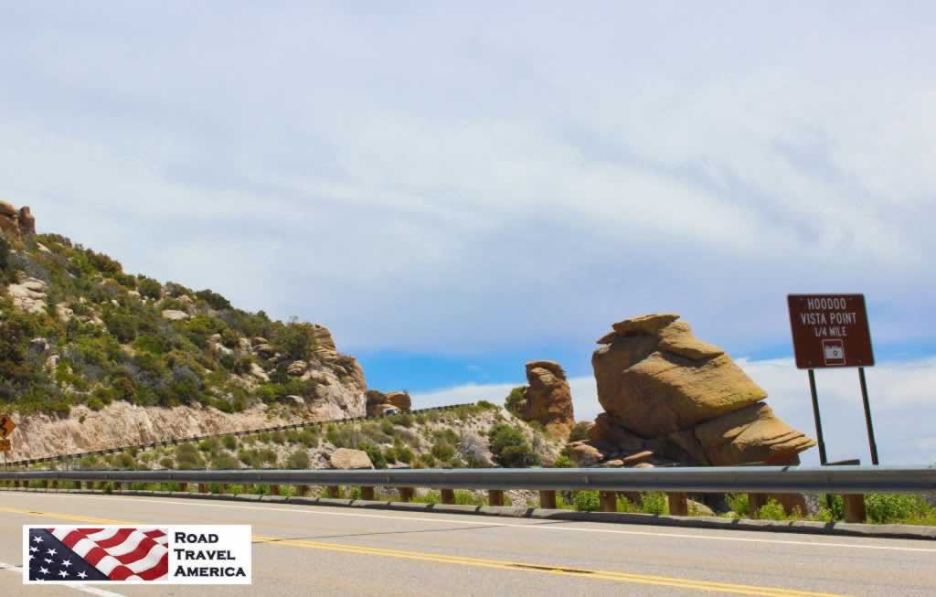 Near the Hoodoo Vista Point on the Mount Lemmon Scenic Byway