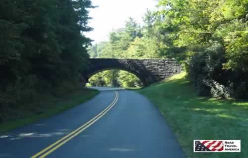 Driving on the Blue Ridge Parkway