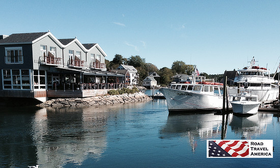 The Town of Kennebunkport is located in York County, Maine, about 85 miles northeast of Boston, and 29 miles south of Portland.	It	lies	on Maine Highway 9, east	of	I-95 and U.S. Highway 1. Nearby is Acadia National Park.