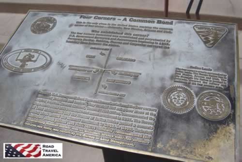 Four Corners Monument plaque - "A Common Bond"