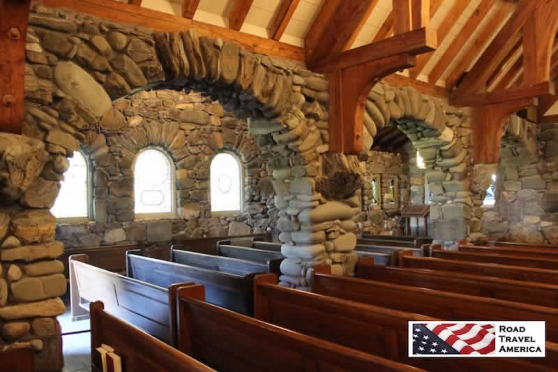 Interior view of Saint Ann's Church in Kennebunkport