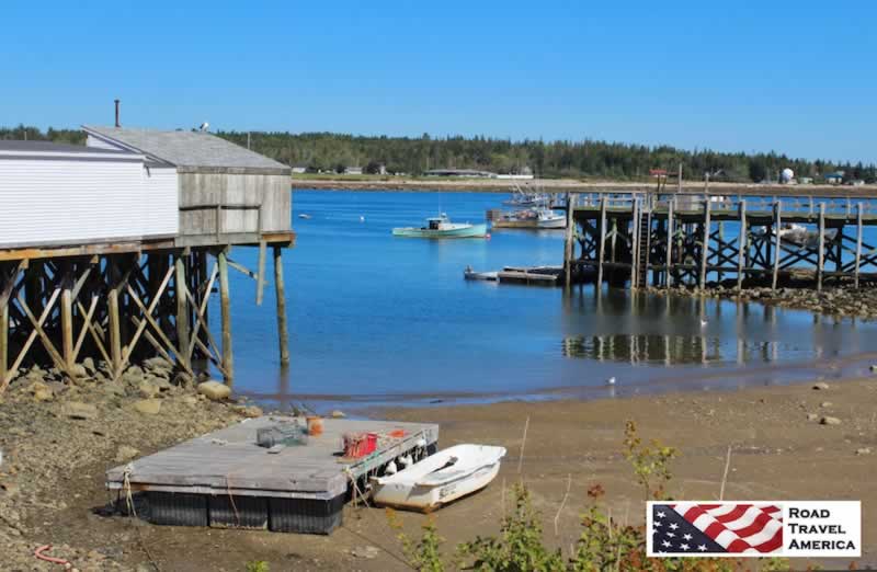 Low tide at a small fishing village near Bar Harbor in Maine Low tide at a small fishing village near Bar Harbor in Maine