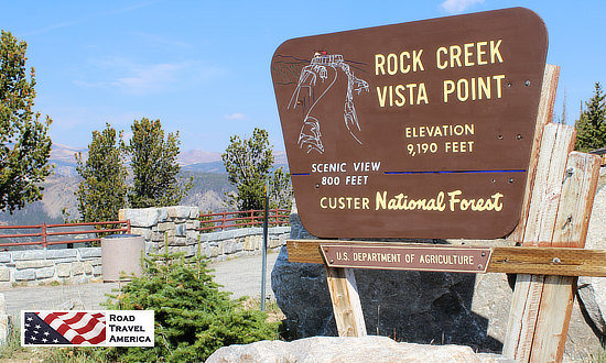 Rock Creek Vista Point on the Beartooth Highway, elevation 9,190 feet