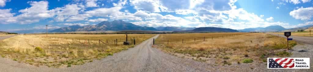Heading across Montana, Big Sky Country, on the open roads of America!
