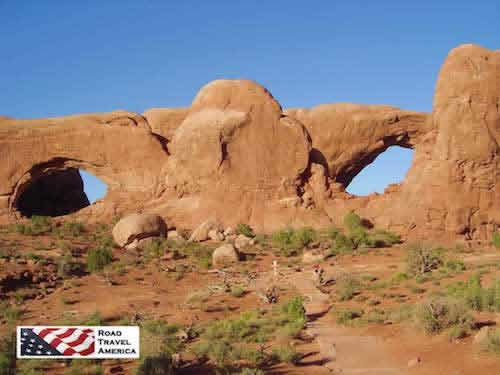North & South Windows ... at Arches National Park near Moab, Utah