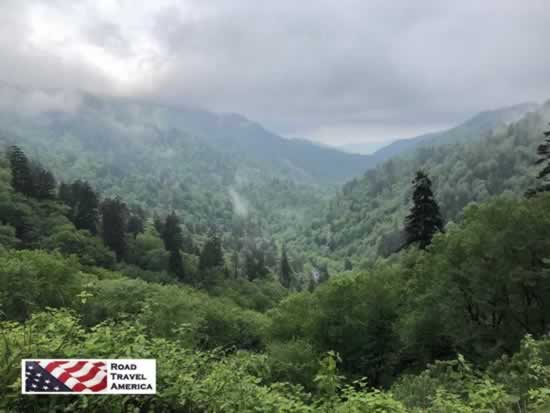Great Smoky Mountains National Park ... the classic "blue" mountains, in the summer