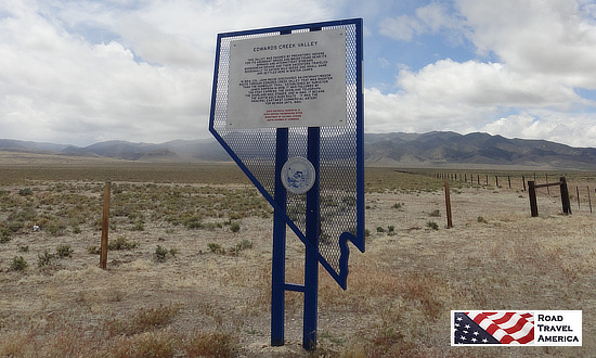 Edwards Creek Valley on The Loneliest Road in America in Nevada