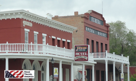 Eureka Opera House on U.S. Route 50 in Nevada