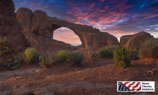 North & South Windows ... at Arches National Park near Moab, Utah