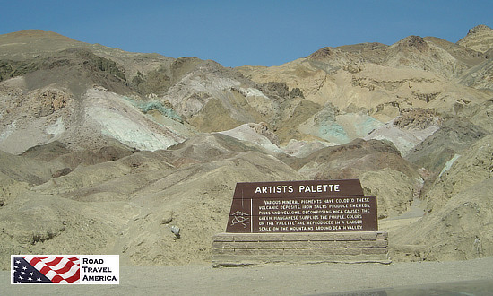 Artists Palette in California's Death Valley National Park
