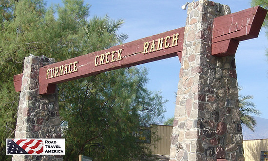 Entrance to Furnace Creek Ranch in Death Valley National Park