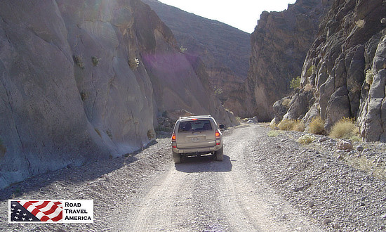 Driving the dirt roads in Death Valley