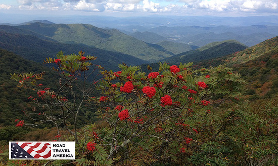 Great Smoky Mountains National Park vista in the fall