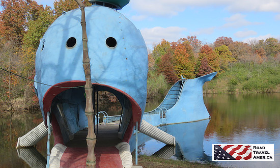 The Blue Whale in Catoosa, Oklahoma on Historic Route 66