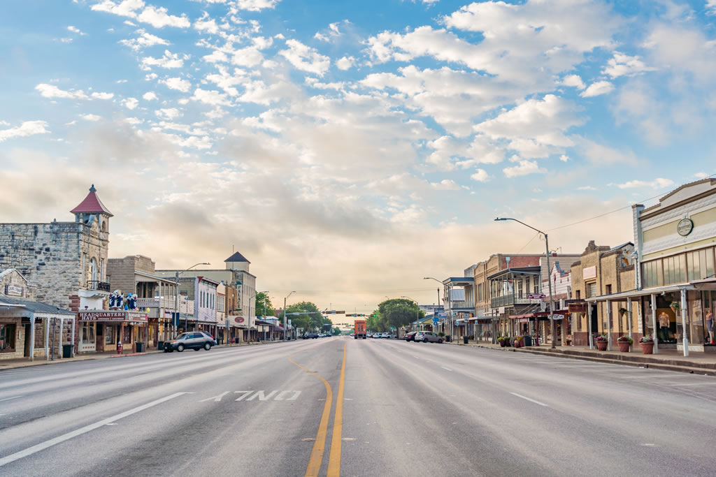 Downtown Fredericksburg, Texas