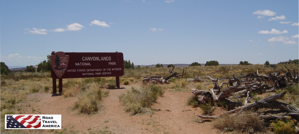 Entrance area to Canyonlands National Park in Utah