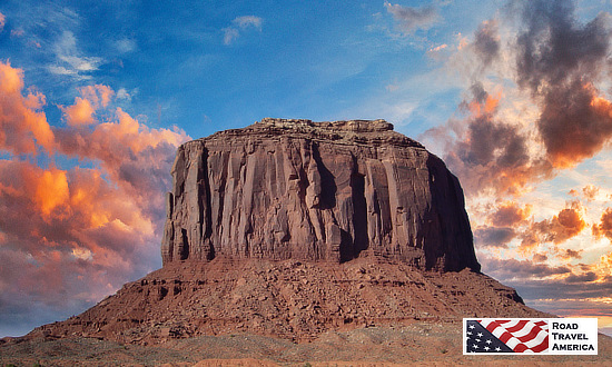 Scene at the Monument Valley Navajo Tribal Park
