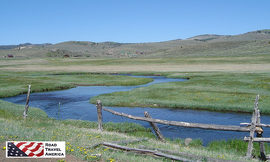 Gentle, winding river near Hatch and the start of Utah Scenic Byway 12 Gentle, winding river near Hatch and the start of Utah Scenic Byway 12