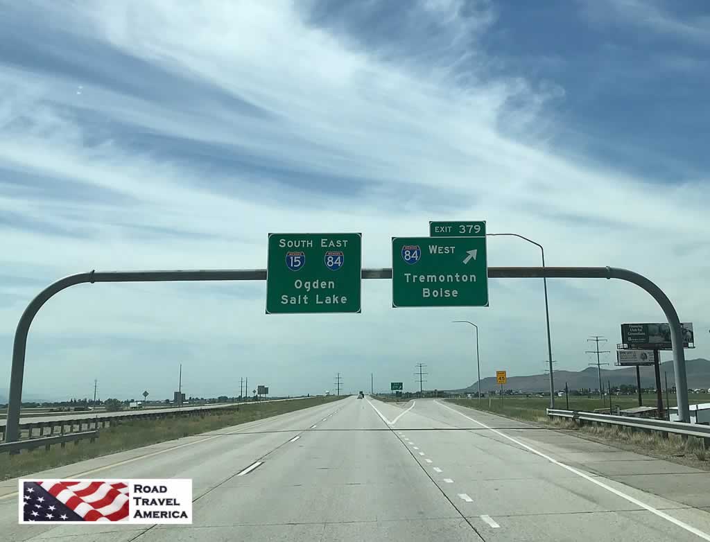 I-15 and I-84 interchange in Utah
