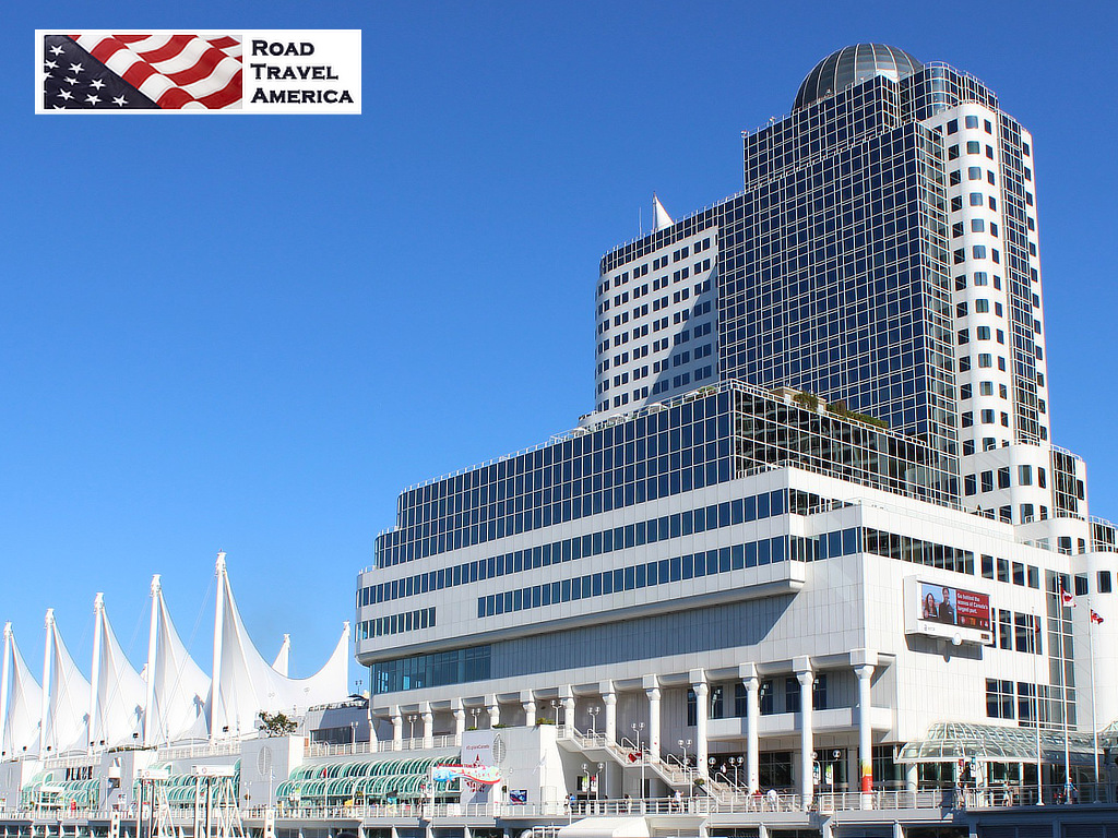 The Pan Pacific Hotel, part of Canada Place in Vancouver, British Columbia
