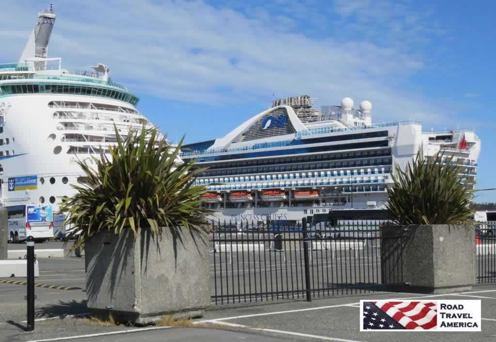Ogden Point Cruise Terminal in the Outer Harbour area of Victoria