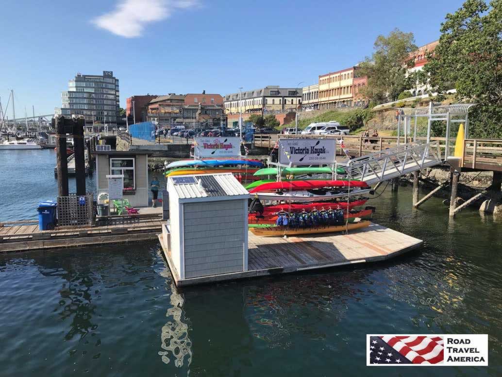 Kayak rentals, downtown Victoria