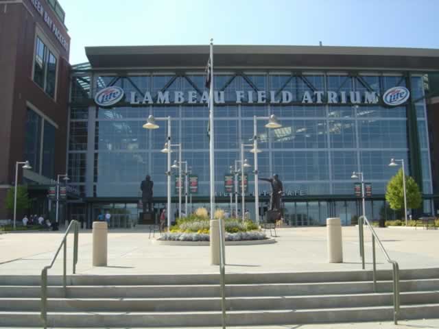 Lambeau Field Atriuim in Green Bay, Wisconsin