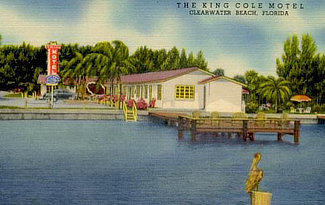 The King Cole Motel in Clearwater Beach, Florida