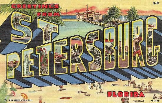 Greetings from St. Petersburg, Florida