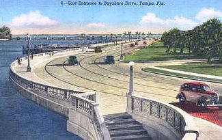 Bayshore Boulevard in Tampa, Florida