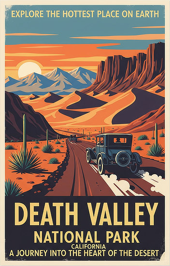 Explore the hottest place on earth ... Death Valley National Park in California